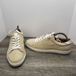 Allen Edmonds CourtSide Sneaker Sand Suede Beige Size 8.5 D Mens New